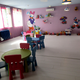The visitation room for parents with kids.